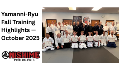 Martial Arts Gather for Yamanni-ryu Trainings in October